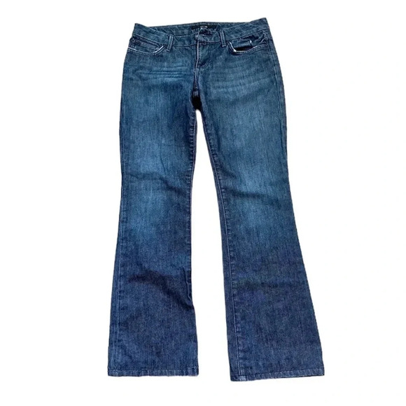 Joe's Jeans Women's Dark Wash Mid-Rise Bootcut Denim Jeans Size 29 GUC - Picture 1 of 11